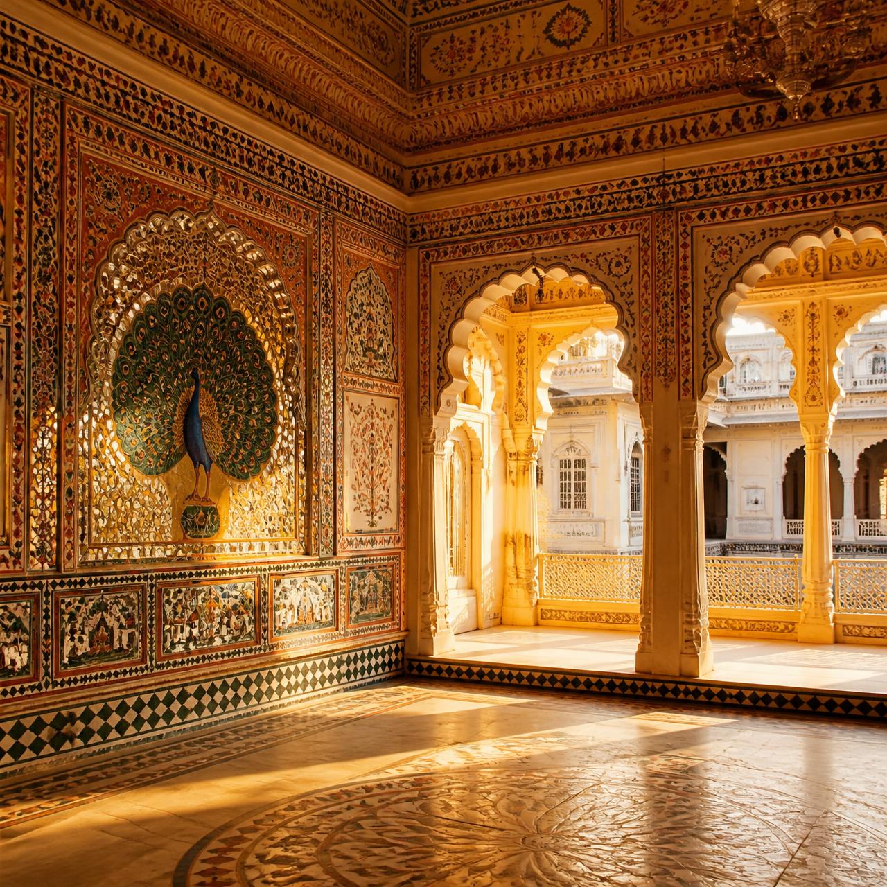 Rajasthani palace interior